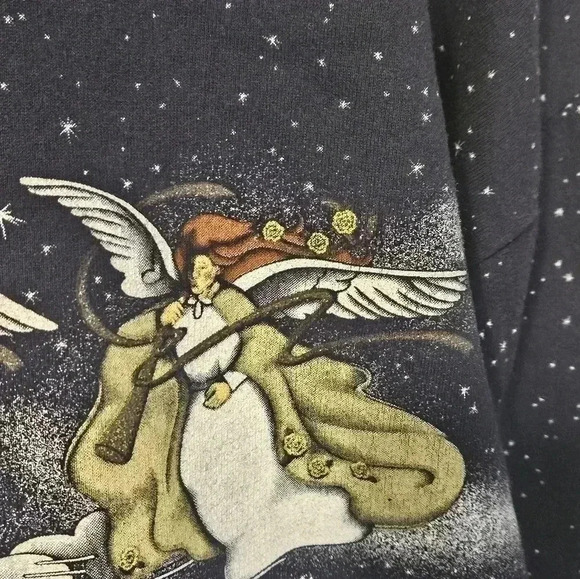 Vintage Art Unlimited Sportswear Sweatshirt With Angels Size XL EUC - Picture 14 of 16
